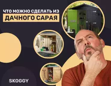Что можно сделать из дачного сарая